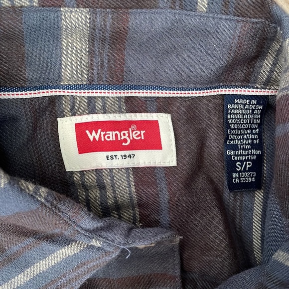 Wrangler Mens S LS - Picture 2 of 5